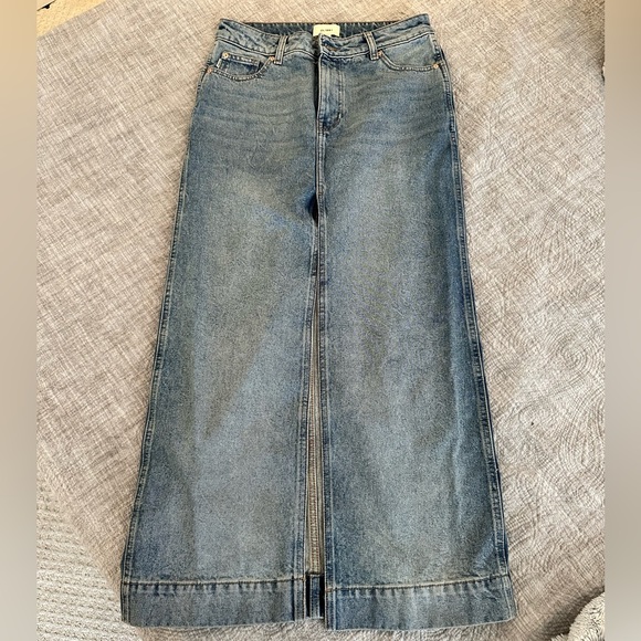 DL 1961 Asra Maxi Jean Skirt sz 26 - Picture 4 of 10